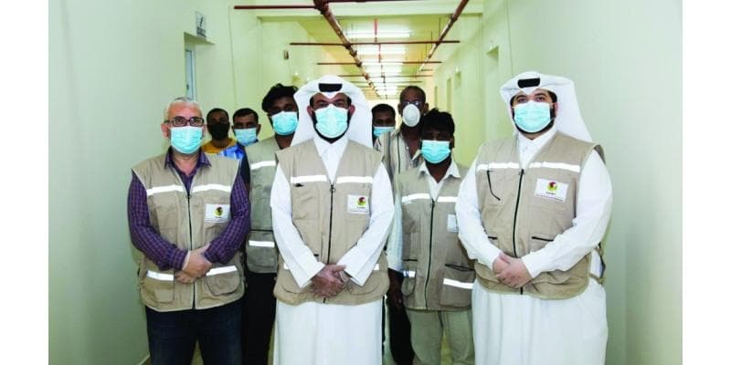 تجهيزات كاملة لمبنى الحجر الصحي للعمال بالصناعية بقيمة 2 مليون و750 ألف ريال